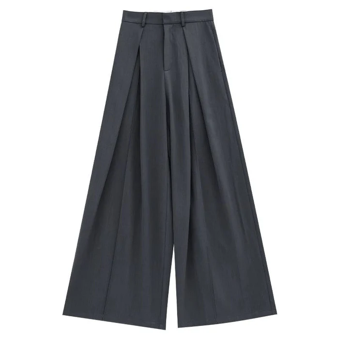 dramatic noir wide-leg palazzo pants