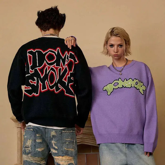 game font logo sweater