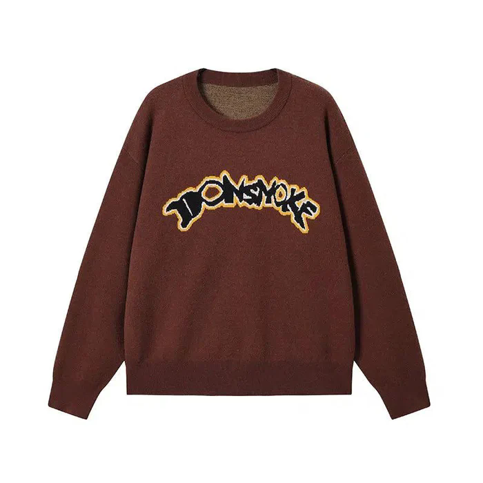 game font logo sweater