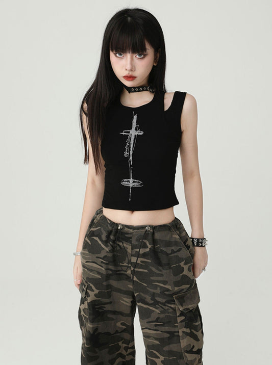 american sweet and spicy suspender vest top