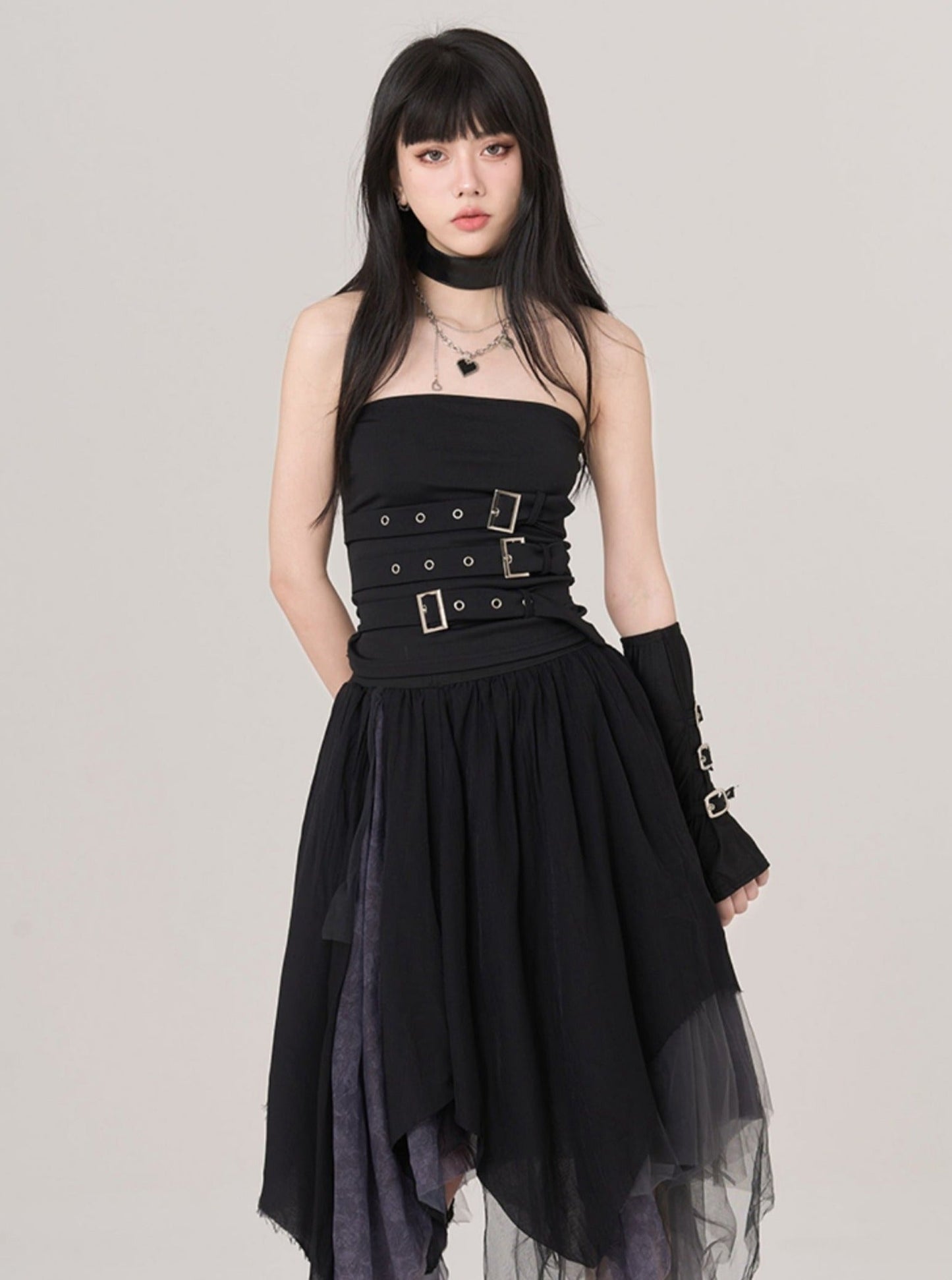 Irregular Multi-Layer Mesh Skirt